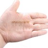 14K Gold Plated 2mm Cubic Zirconia Stud Earrings, 20G Minimalist Cartilage Studs for Women & Men - 4 of 4
