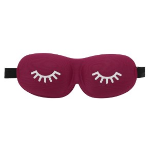Unique Bargains Eyelash Pattern 3D Eye Mask 1 Pc - 1 of 4