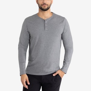X RAY Men's V-Neck & Henley Long Sleeve T-Shirt - 1 of 4