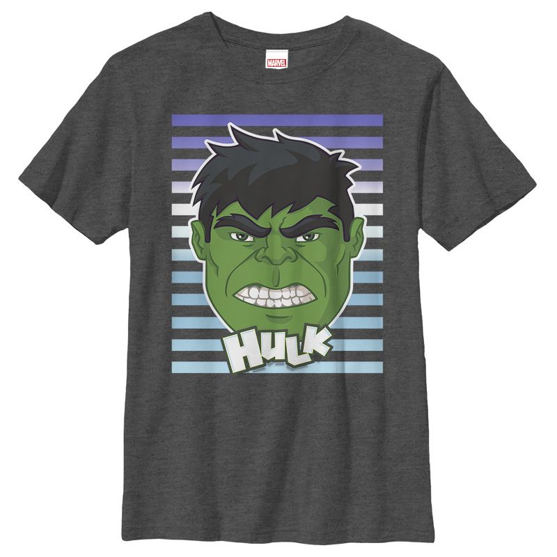 Boy's Marvel Hulk Smile T-Shirt, 1 of 5