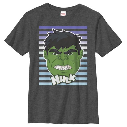 MARVEL AVENGERS Assemble Boys T-shirt Dark Gray with Green Tee New With Tags 