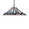 Chloe Lighting Manton Mission 2 Light Blackish Bronze Ceiling Pendant 16`` Wide - 2 of 3