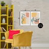 Stupell Industries Botanicals over Geometrics 2pc Framed Giclee Art Set - 3 of 4