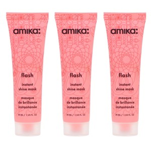 Amika Flash Instant Shine Mask 1 oz 3 Pack : Target
