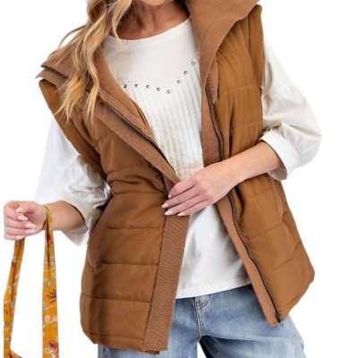 Women's Sleeveless Padded Vest - Easel