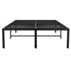 Lusimo 18 Inch Bed Frame Easy Assembly Metal Platform Bed with Steel Slat Support All Sizes - 3 of 4