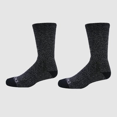 Dickies® Men's 2pk Steel Toe Moisture Control Crew Socks - Black 6-12: Midweight, Cotton Blend, Machine Washable