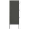 VidaXL Drawer Cabinet Anthracite 31.5"x13.8"x40" Steel - 4 of 4