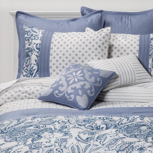 8pc Kaylin Comforter Set Indigo Sunham Home Fashions Target