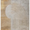 Gold And Ivory Geometric Washable Indoor Outdoor Area Rug - 4 of 4