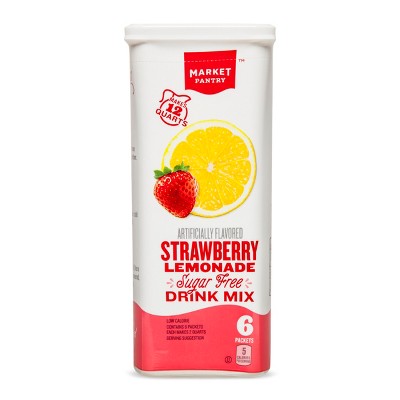 Sugar-Free Strawberry Lemonade Drink Mix - 6ct - Market Pantry&#8482;