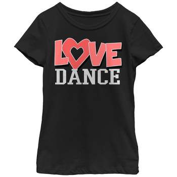 Girl's CHIN UP Love Dance T-Shirt