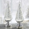 2-Piece 14-inch Lighted Glitter Tree Lantern Table Top Holiday Decor - 3 of 4