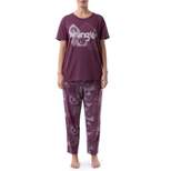 Wrangler Women's and Women's Plus Short Sleeve Pajama Set