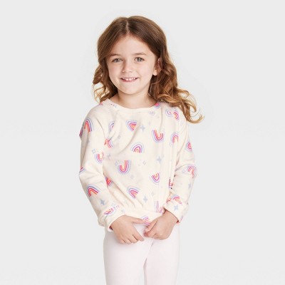 Toddler Girls' Rainbow Pullover - Cat & Jack™