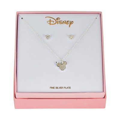 Mickey Mouse Necklace and Earring Set