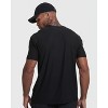 Men's All Black Active Crew Neck 6-Pack - True Classic - 4 of 4