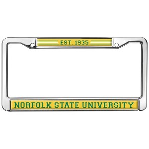 Norfolk State School Logo Full Size Standard License Plate Metal Frame - 1 of 4