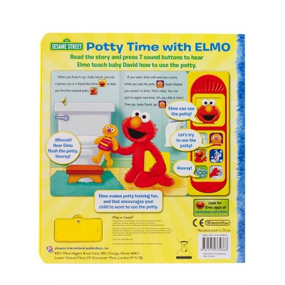 Sesame Street Potty Time with Elmo Sound Book - by Kelli Kaufmann (Board Book)