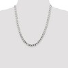 Black Bow Jewelry Men's 6.25mm Sterling Silver Flat Square Curb Chain Necklace - 3 of 4