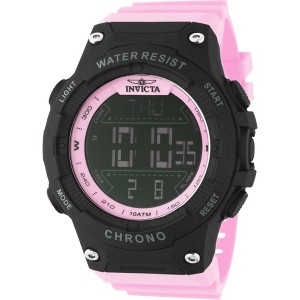 Invicta Watch with Pink Dial and Black Strap s-l400.jpg main image 2
