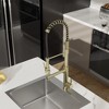 2-Function Stainless Steel Pre-Rinse Kitchen Faucet with Pot Filler - 3 of 4
