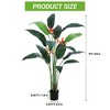 Artificial Bird of Paradise Plant, Ideal for Modern Home and Office Decor - 3 of 4