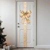 The Lakeside Collection Lighted Christmas Door Bow with Remote - 2 of 2