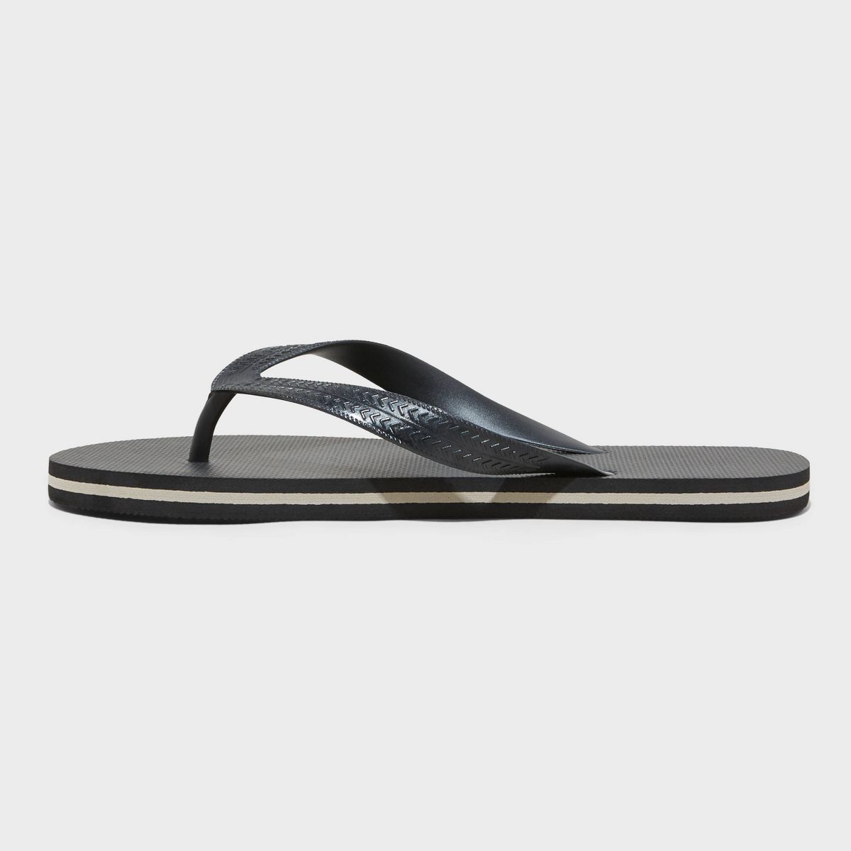 Men's Brent Flip Flop Sandals - Goodfellow & Co™ Black - thumbnail 2