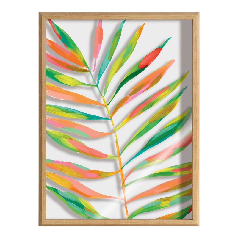 18&#34; x 24&#34; Blake Palma Framed Printed Glass by Jessi Raulet of Ettavee Natural - Kate &#38; Laurel All Things Decor, 3 of 9