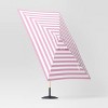 6'x10' Rectangular Cabana Stripe Outdoor Patio Market Umbrella with Light Wood Pole - Threshold™ - 3 of 4