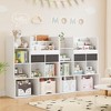 Children's Bookshelf,Toy Storage Box,Storage Cabinet with Small Compartments and Drawers,Suitable for Children's Room - 4 of 4