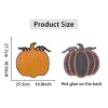 Halloween Pumpkin Ghost Large Sequin Iron On Patch Glitter Sewing Embroidery Repair Appliques Clothing Patch Costume Decor, Style 1 - 4 of 4