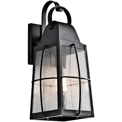 Kichler Tolerand Seedy 17 3/4"H  Black Outdoor Wall Light