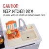 Lil' Jumbl Kids Kitchen Set, Wooden Pretend Play Kitchen with Sounds, Accessories and Running Water - 2 of 4