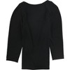 Alfani Womens Pleated Shoulder Pullover Blouse - 2 of 2