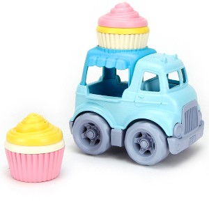 Green Toys Cupcake Truck - Pretend Dessert Toy with 2 Cupcakes, Ages 2+ - 1 of 4
