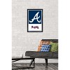 Trends International MLB Atlanta Braves - Logo 22 Framed Wall Poster Prints - 2 of 4