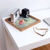 Deny Designs Shannon Clark Diamonds In The Sky Square Tray - Blue: Wooden Decorative Platter, 12" Size - 2 of 4