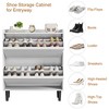 Jojoka Wooden Shoe Cabinet with Adjustable Shelves, Hidden Flip Storage for Entryway, Hallway, or Living Room - 4 of 4