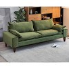 Aoibox Square Wood Furniture Legs Set of 4 Brown 6 Inch Replacement Feet for Sofa Bed Table Chair with Hardware Included - 2 of 4