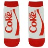 Coke Family Women's Soda Pop Mix and Match No Show Low Cut Ankle Socks 5 Pairs Multicolored - 3 of 4