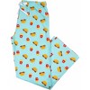 Pavilion Gift Company - Cheeseburger and Fries - XS Light Blue Lounge Pants - Pajama Bottoms - 4 of 4