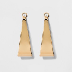 Large Flat Hoop Earrings - A New Day Gold, Women