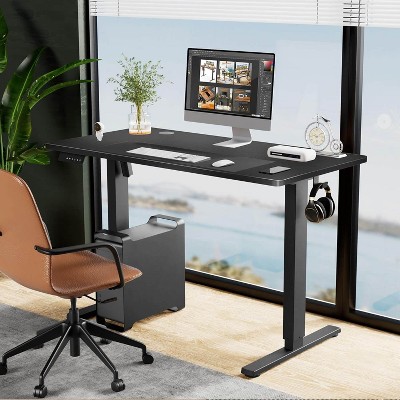 NicBex 39"/47"/55"/62" Standing Desk for Offices,Writing Desk with Electric Height Adjustable,Computer Home Office Desk,Black/Yellow/Brown/White