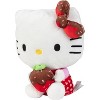 8" Hello Kitty Strawberry Plush - Officially Licensed - Collectible Cute Soft Sanrio Hello Kitty Stuffed Animal Doll Toy - image 3 of 3