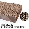 Prime Pets Small Cat Scratcher Cardboard with Catnip, Pack of 2, 15.8"x4.8" - 3 of 4