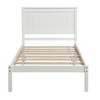 NicBex Modern Twin Size Platform Bed with Headboard, Sturdy Wooden Bed Frame with Wood Slats for Bedroom, Easy Assembly - 3 of 4
