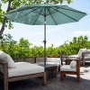 Nature Spring 10-ft Easy Crank Patio Umbrella with Auto Tilt - Vented Canopy for Deck, Balcony, Backyard, or Pool - 2 of 4