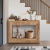 47"Farmhouse Long Console Table with Storage Space for Hallway - 3 of 4